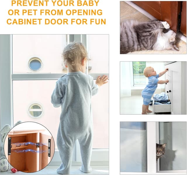 Thumbnail 5 de Romon Iman Puerta Armario Autoadhesivo 8 Pcs