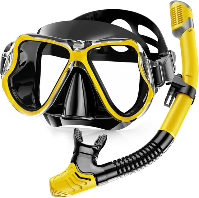 Imagen de Karvipark Dry Snorkel Set panoramic mask en OfertitasTOP