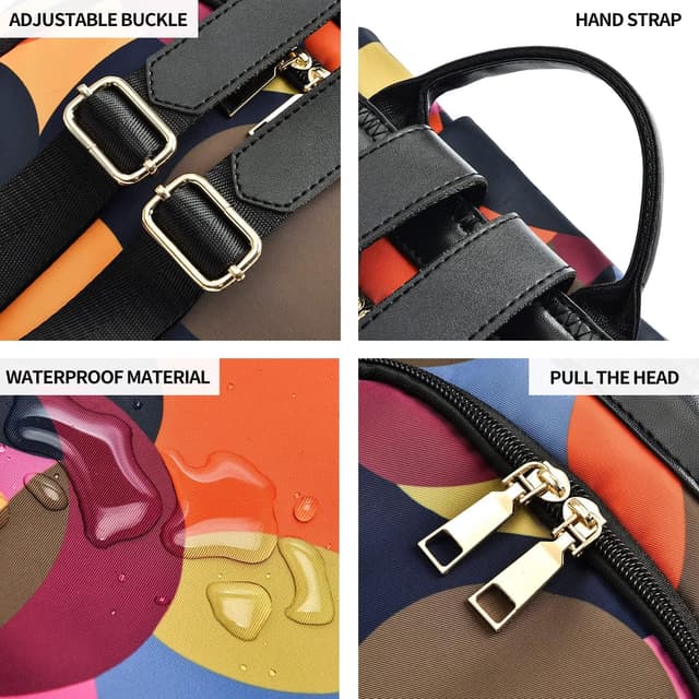 Detalle de shepretty 8864-F mochila antirrobo 1 bolsa