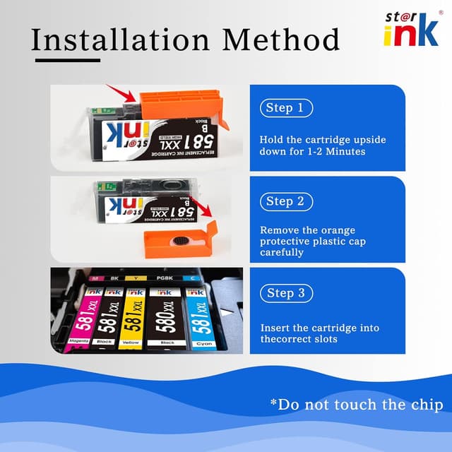 Thumbnail 4 de starink CLI-581XXL Cartuchos de Tinta Compatibles para Canon