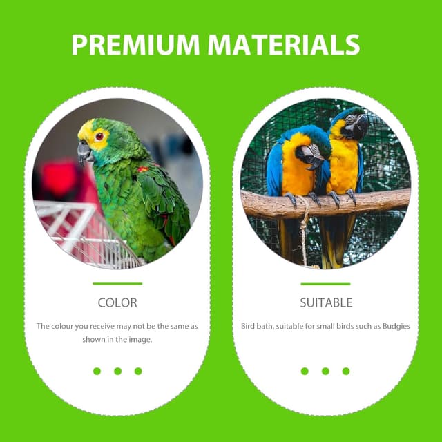 Thumbnail 5 de ULTECHNOVO Parrot Cage Bath for Budgies 🐦