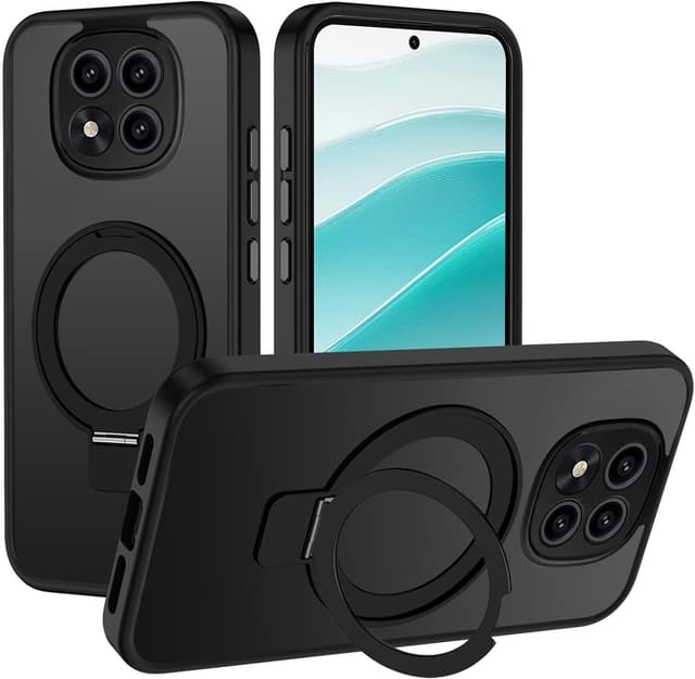Detalle de XTCASE Coque pour Xiaomi Redmi Note 14 Pro 5G / Poco X7 5G avec MagSafe magnétique et support invisible, noir