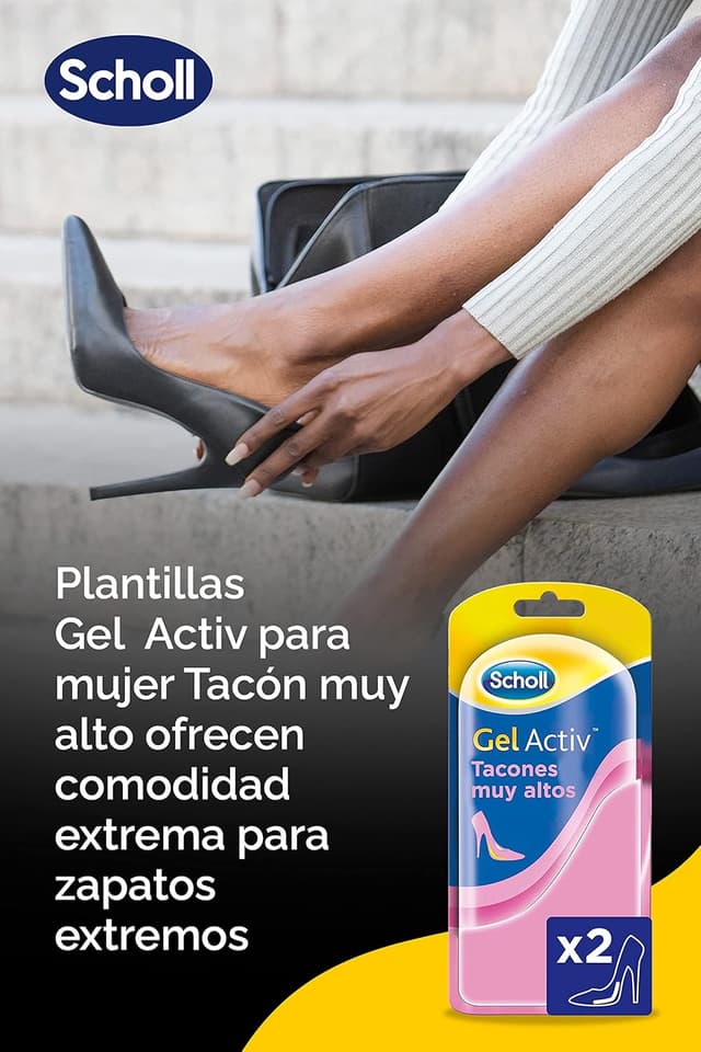 Thumbnail 4 de Scholl Plantillas GelActiv 2 unidades para tacón