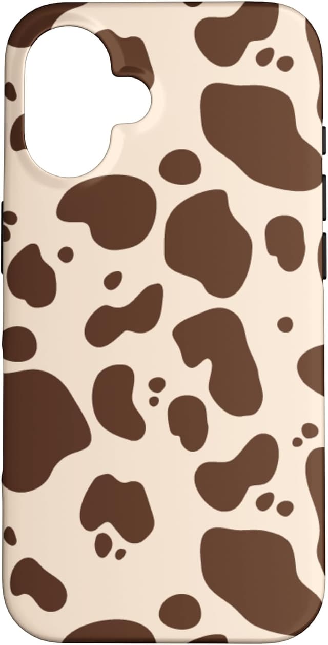 Detalle de Custodia Design pelle di mucca per iPhone 16