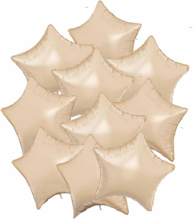 Imagen de Stern Folienballons Aprikose 18 Zoll 10 Stück en OfertitasTOP