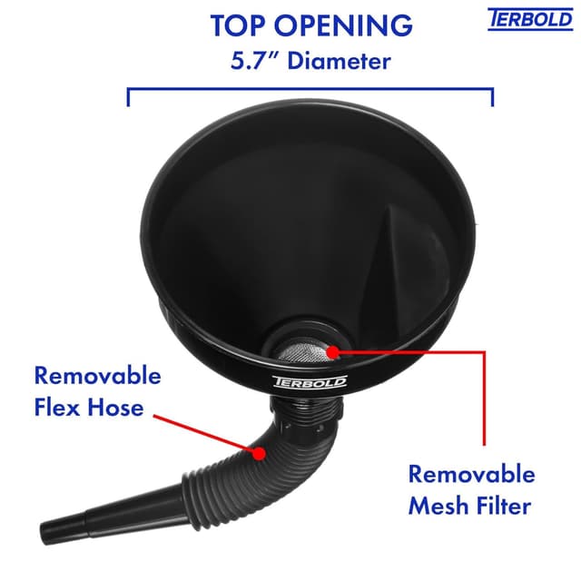 Thumbnail 3 de Terbold Flex Funnel with 5.7 in Wide Mouth