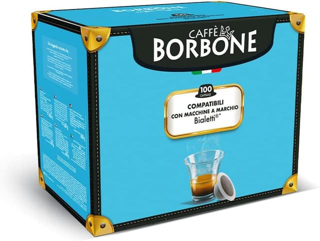 Detalle 2 de Caffè Borbone Oro ☕ 100 Cápsulas para Máquinas Bialetti