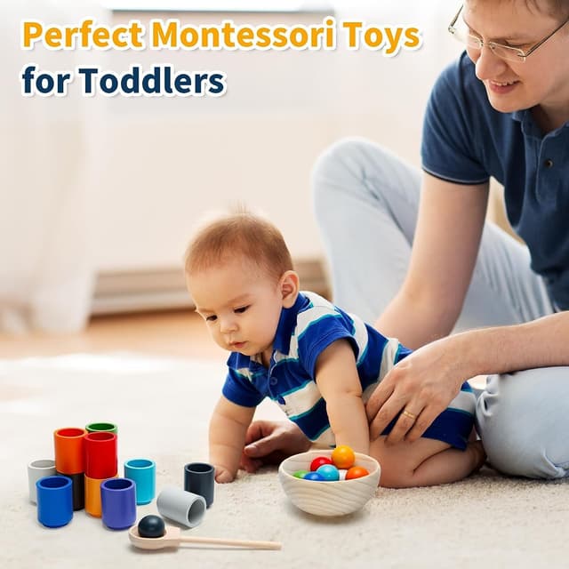 Thumbnail 4 de Montessori Spielzeug 12 Kugeln