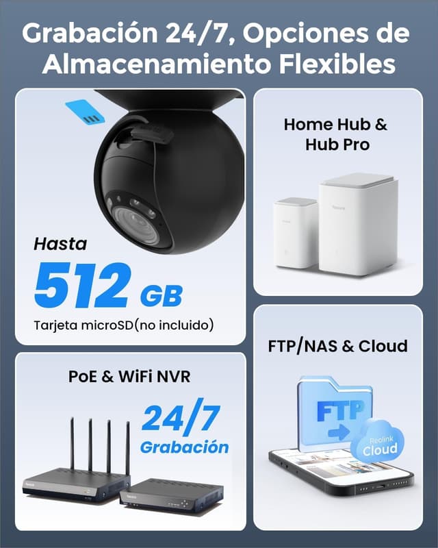 Thumbnail 5 de Reolink E1 Outdoor 5MP PTZ con seguimiento