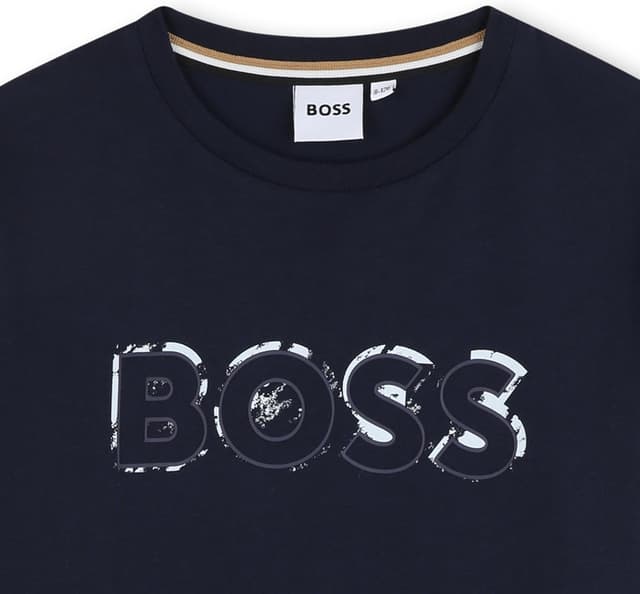 Detalle 1 de BOSS J52380 T-shirt bambino e ragazzi in cotone