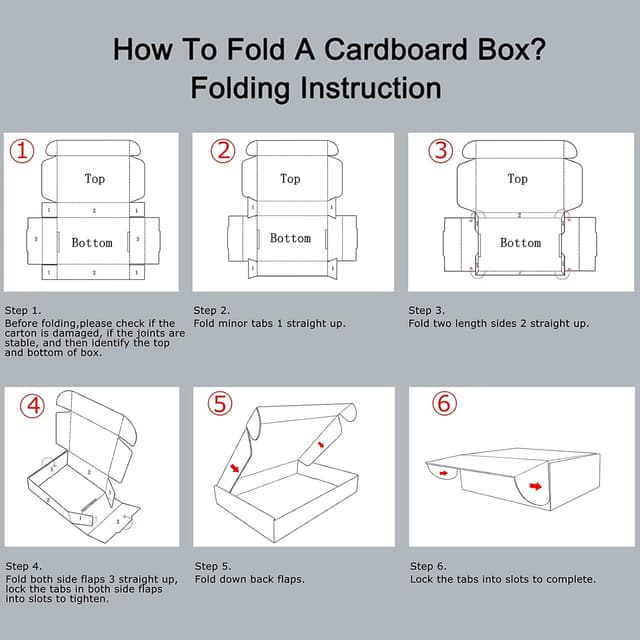 Detalle 2 de Small White Corrugated Shipping Boxes (25 Pack) 229x153x51 mm