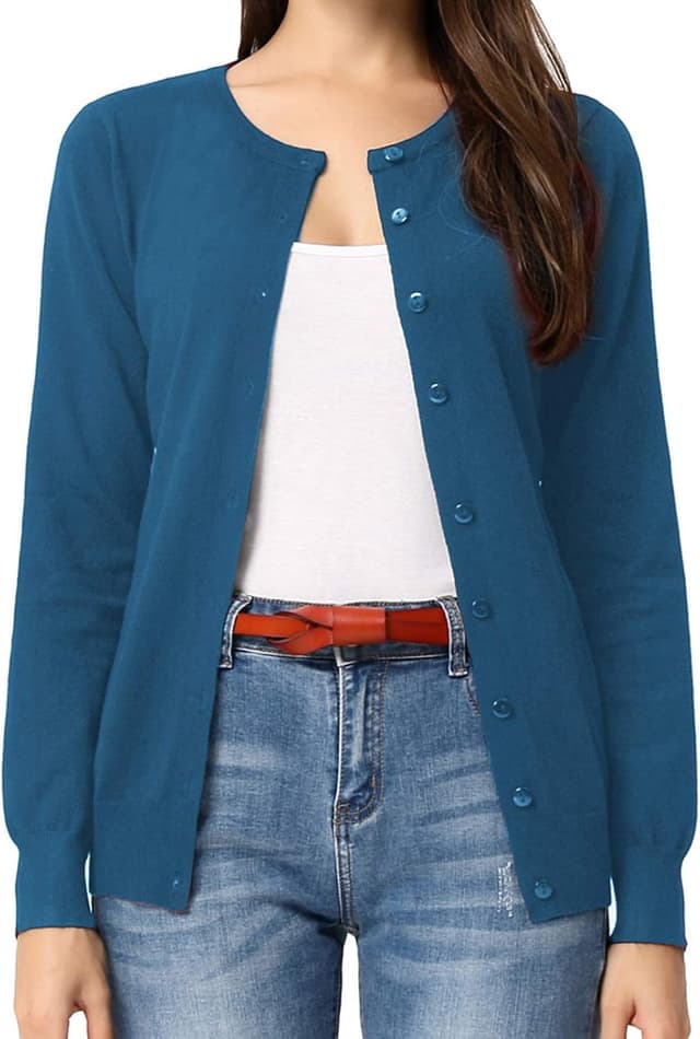 Thumbnail 5 de GRACE KARIN Long Sleeve Button-Down Cardigan