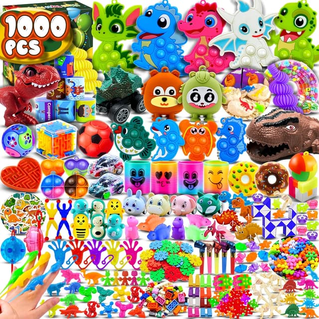 Detalle de 1000Pcs Party Favors for Kids Fidget Toys Bulk Pack (Treasure Box Rewards & Classroom Prizes)