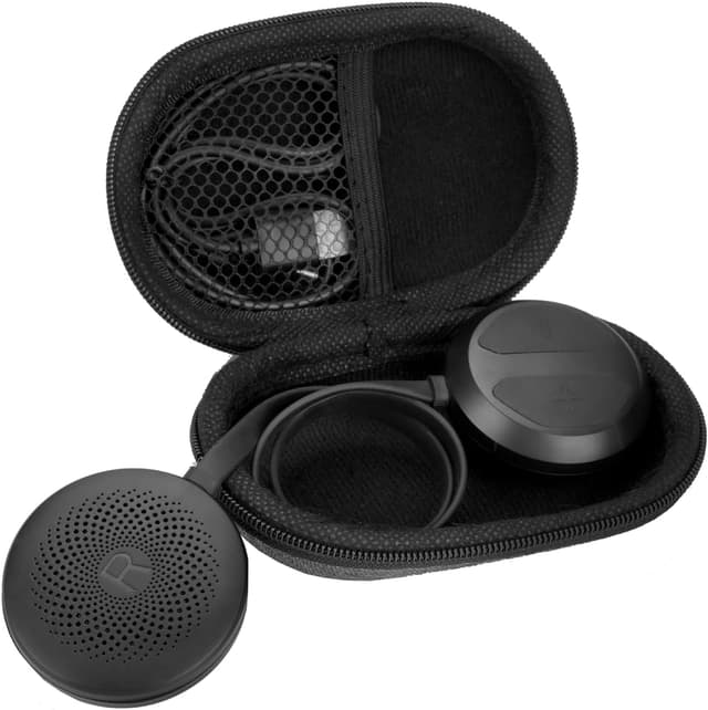 Detalle de Doohoeek Wireless Ski Helmet Headphones with Slim Bluetooth 5.3, Built-in Mic & IPX5 (with charging case)