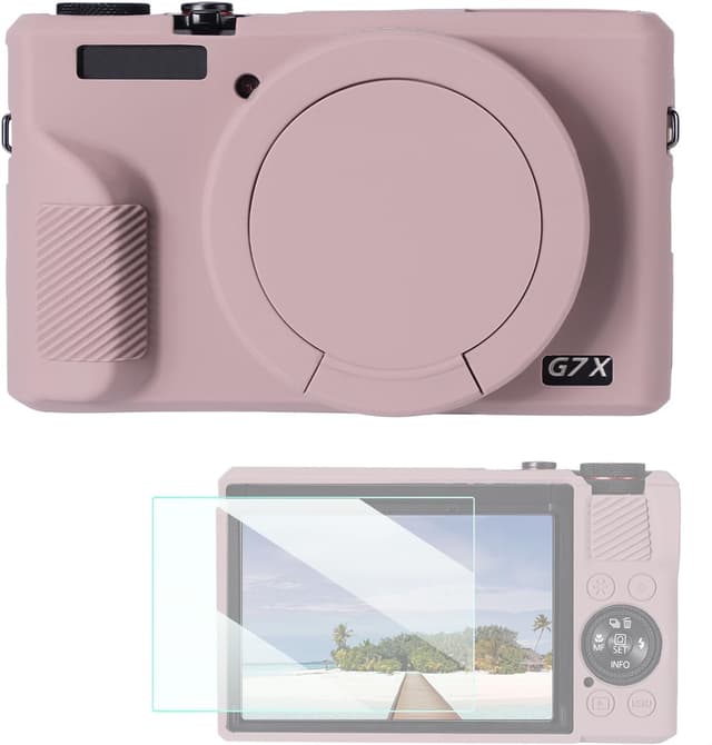 Detalle de K&F Concept Custodia silicone per Canon G7X3