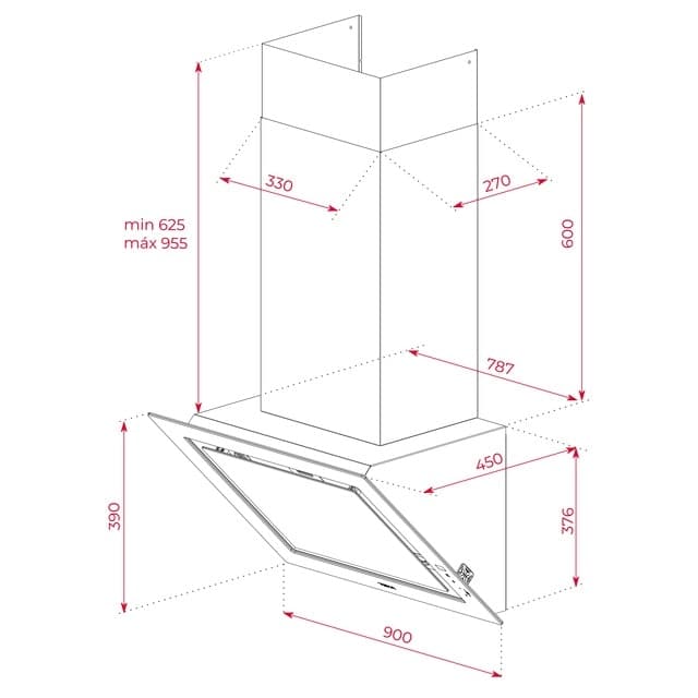 Thumbnail 1 de Teka DLV 99677 campana Wifi 150 mm