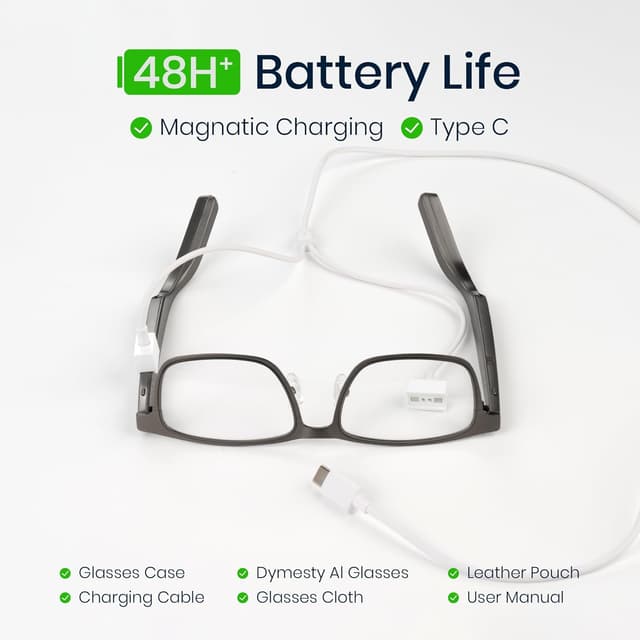 Thumbnail 4 de Dymesty Smart AI Glasses 48H Battery