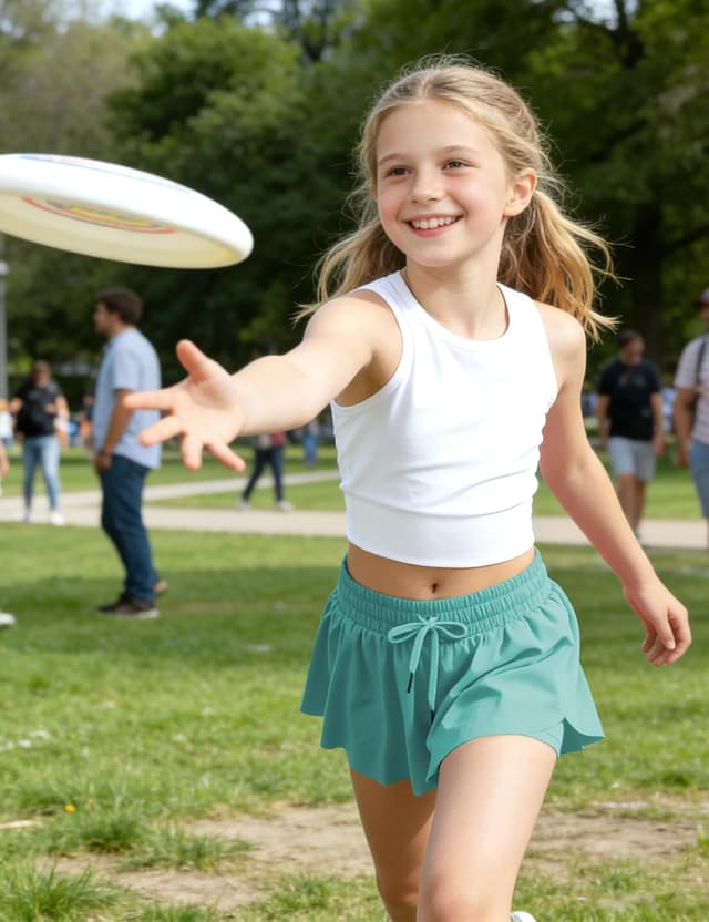 Detalle 2 de KEREDA Girls Flowy Shorts 2-in-1