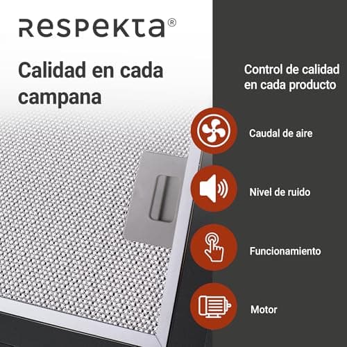 Thumbnail 8 de Respekta CH24080SM Campana inclinada 80 cm, 52–63 dB