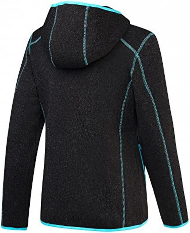 Thumbnail 6 de Giacca di pile Black Crevice con cappuccio