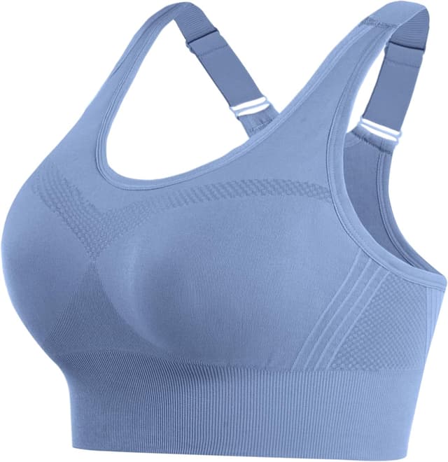 Detalle de Litherday Brassière de sport femme sans armatures avec coussinets amovibles