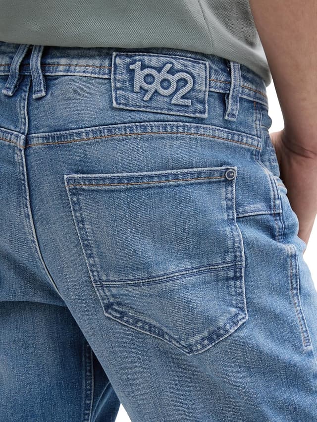 Detalle de TOM TAILOR Bermuda Jeans Shorts da uomo in stile quattro tasche