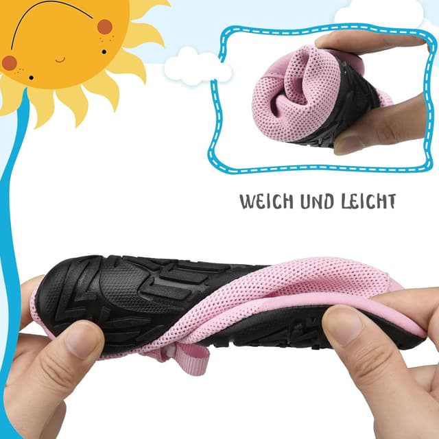 Detalle de Kyopp Chaussons enfant respirants unisexe antidérapants en tricot