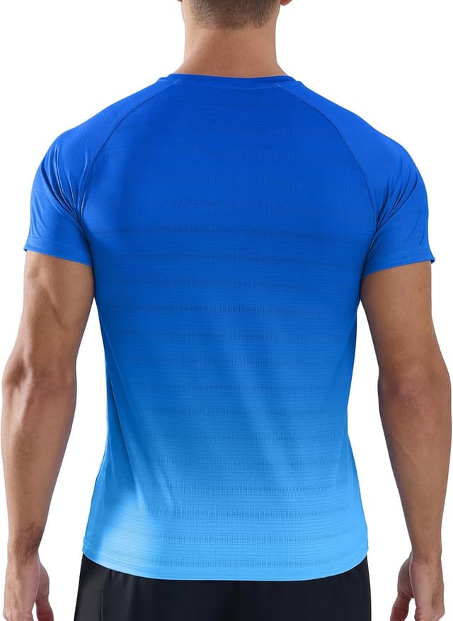 Detalle de Moisture wicking gym t-shirt 88% polyester