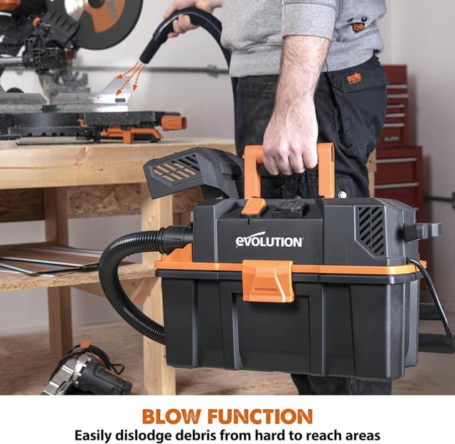 Thumbnail 6 de Evolution R15VAC wet dry vacuum 80 dB