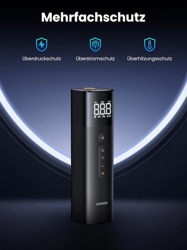 Thumbnail 5 de UGREEN Luftpumpe Kompressor 150 PSI