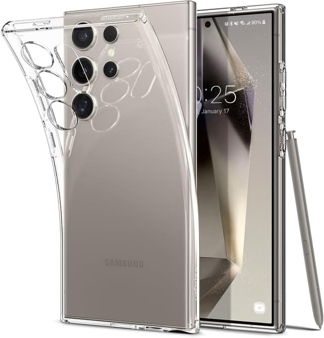 Detalle de Spigen Coque Samsung S24 Ultra Liquid Crystal transparente