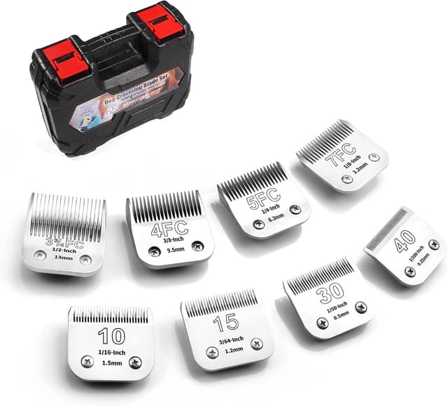 Imagen de Lames en acier inoxydable pour tonte animale, lot de 8 ⚙ en OfertitasTOP