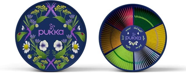 Detalle de Pukka Tisane Premium Selection Box Benessere dalla Mattina alla Sera, 6 gusti (90 filtri)