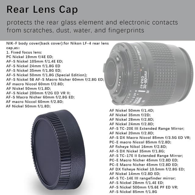 Thumbnail 3 de NIK Gehäusedeckel 2er Set Front- und Rückdeckel