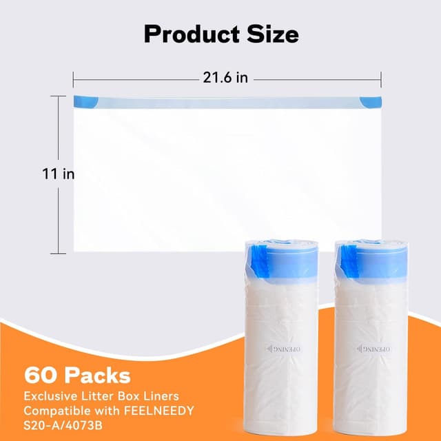 Thumbnail 1 de FeelNeedy Replaced Cat Litter Tray Liners