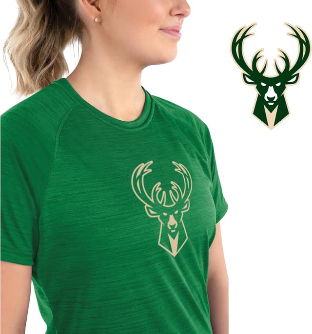 Detalle 2 de Holloway NBA Women’s All-Pro Tee (Athletic Fit) — UPF 50+ Moisture-Wicking Lightweight Shirt