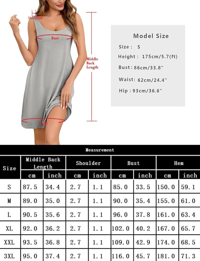 Thumbnail 5 de Bresdk Camicia Notte Donna Cotone