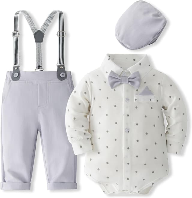 Thumbnail 4 de Fohuanky Baby Boy Formal Outfit for Wedding