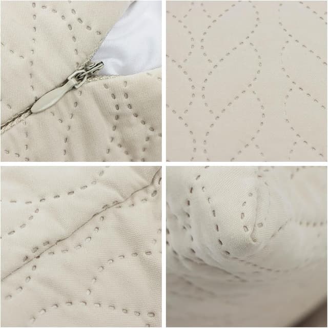 Detalle de Betadistor Spring Cushion Cover Pillowcase (18x18in) – soft corduroy-style home decor cover