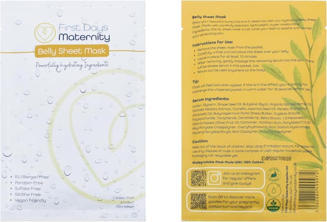 Detalle 2 de First Days Maternity Mascarilla de vientre XL