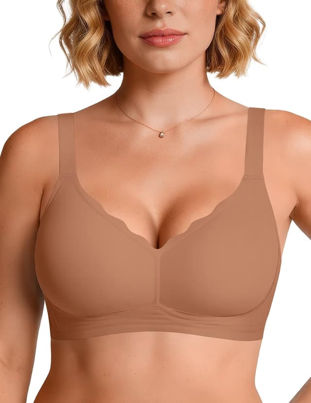 Thumbnail 4 de Vertvie Seamless Jelly Bra Wireless Supportive Push Up 🌸