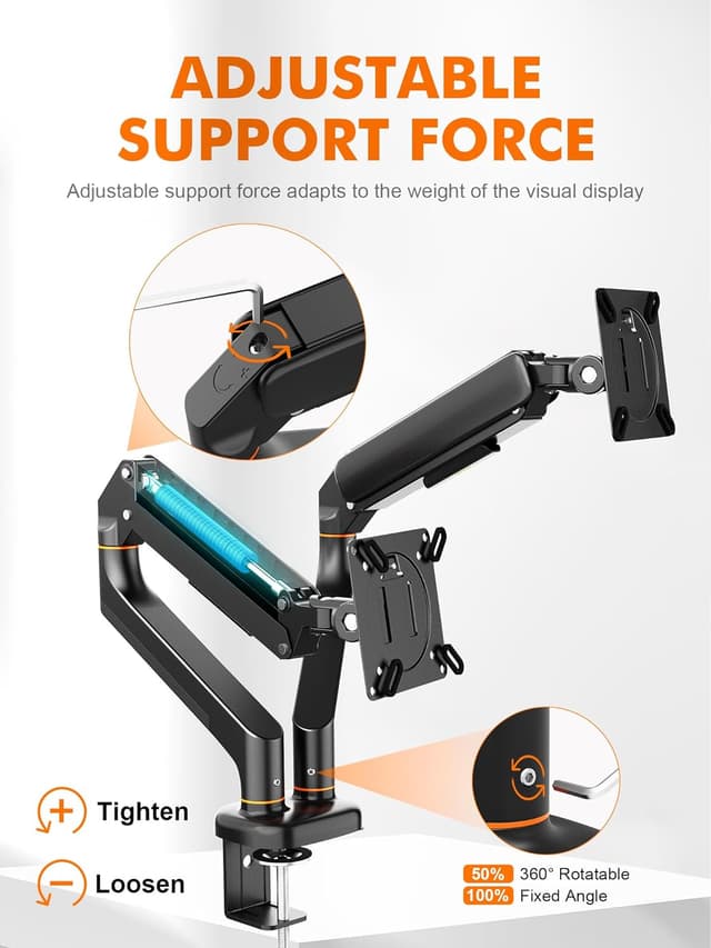 Thumbnail 2 de Ibergrif MA001-2 Soporte Doble para Monitores de 13"-32" 🖥️🖥