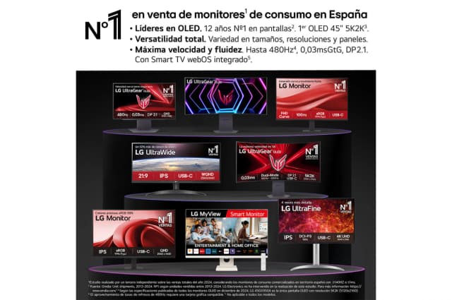 Detalle 2 de LG 24U631A-B Monitor 24" QHD IPS, 100 Hz