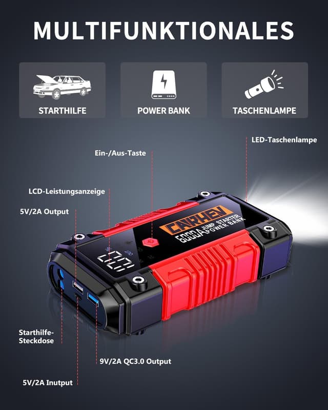 Thumbnail 5 de CARHEV Starthilfe 6000A