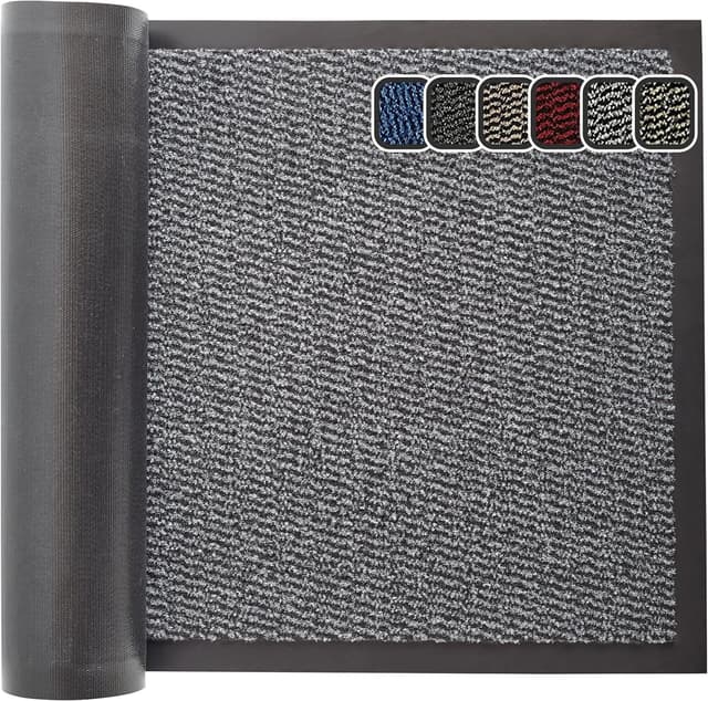 Detalle 2 de GULLAMBO Hallway Runner Rug with Non-Slip Rubber Backing – heavy-duty dirt trapping runner for hall, kitchen and entryways