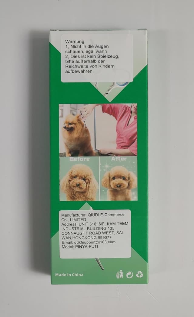 Detalle 2 de Gebogene Fellschere für Hunde und Katzen ✂