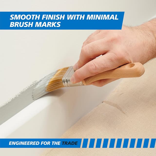 Detalle 2 de Harris Trade Short Handle Cutting-In Brush 2" for precise edge painting