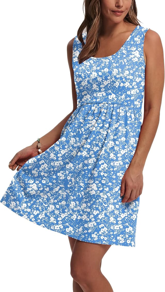 Detalle de WIHOLL 2026 A-Line Sleeveless Dress 2026