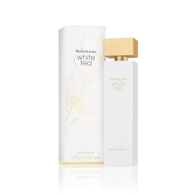 Detalle de Elizabeth Arden White Tea Eau de Parfum (100 ml) – floraler Duft mit weißem Tee & Meeresbrise