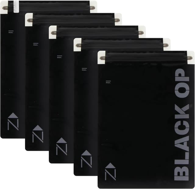 Detalle de Noaks Bags 5er-Pack wasserdichte IPX8-Beutel (L, DIN A4) – luft- und geruchsdicht für Reise & Outdoor